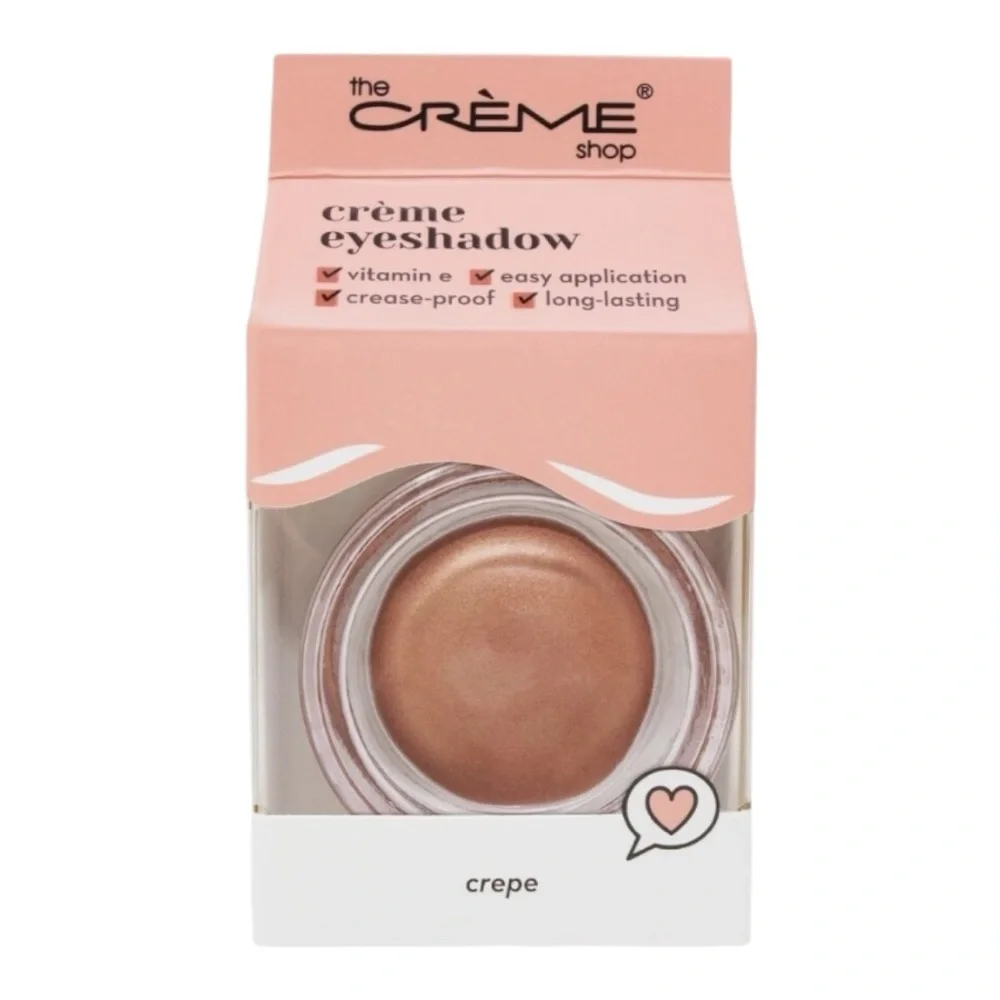 The Creme Shop Creme Eyeshadow Color Crepe Shimmer Long Lasting with Vitamin E